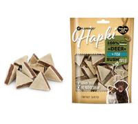 Snacks para Perros - Hapki Cubos de Sushi con Ciervo y Pescado - Sin Cereales - 85 g - Flamingo