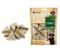 Snacks para Perros - Hapki Cubos de Sushi con Espinacas y Pescado - Sin Cereales - 85 g - Flamingo