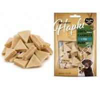 Snacks para Perros - Hapki Cubos de Sushi con Zanahoria y Pescado - Sin Cereales - 85 g - Flamingo