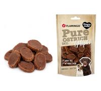 Snacks para Perros - Hapki Pure Rodajas de Avestruz - Monoproteína - Sin Cereales - 85 g - Flamingo