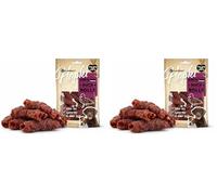 Snacks para Perros - Hapki - rollitos - Pato - 85 g - sin Gluten - sin Cereales (Paquete de 2)