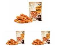 Snacks para Perros - Hapki - rollitos - Pollo - 85 g - sin Gluten - sin Cereales (Paquete de 3)