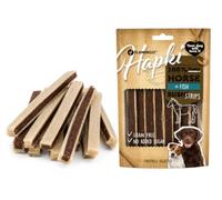 Snacks para Perros - Hapki Tiras de Sushi con Caballo y Pescado - Sin Cereales - 85 g - Flamingo