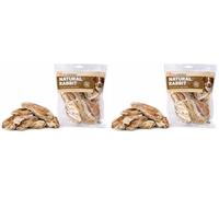 Snacks para Perros - Orejas de Conejo - 200g - con Pelo - Apoyo Natural para Dientes y digestión (Paquete de 2)