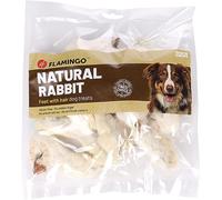 Snacks para Perros - Patas de Conejo con Pelo - 200g - sin Gluten - Apoyo Natural para la Limpieza Dental