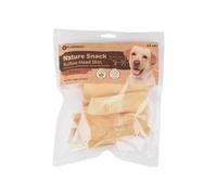 Snacks para Perros - Piel de búfalo - 12cm - 200g - masticación Robusta y Duradera