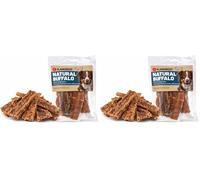 Snacks para Perros - Tráquea de búfalo Plana - 100g - Snack Natural y Ligero (Paquete de 2)