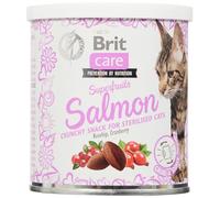 Brit Care Cat Snack Superfrutas Salmón 100g