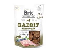 Snacks para Perros VAFO PRAHA s.r.o. Brit Dog 80G Snack Justky Rabbit Monedas