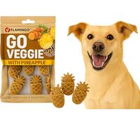 Snacks para Perros - Veggie Piña Amarilla - 5,8cm - 120g - sin Gluten - Natural - Rico en vitaminas y Fibra