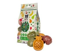 Snacks vegetarianos Fruity Buddies para perro - Garden Bites - Tamaño: M