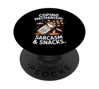 Snacks y Sarcasmo del Mecanismo de afrontamiento PopSockets PopGrip Adhesivo
