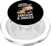 Snacks y Sarcasmo del Mecanismo de afrontamiento PopSockets PopGrip para MagSafe