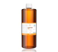 Snadi - Aceite de Ricino BIO Puro | 1 litro | Prensado en Frío | Antioxidante, Antienvejecimiento | Hidratante para Piel Cuerpo y Cabello Secos | Estimula Crecimiento de Pestañas y Barba | Ecológico