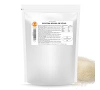 Snadi Gelatina bovina Granulado | 1 kg | 100% Pura, Sin Sabor y Calidad Profesional | Rica Aminoácidos Precursores Colágeno | Repostería, Postres y Salsas | Fácil Disolución Textura Perfecta