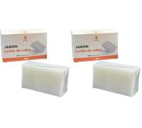 Snadi - Jabón de Leche de Cabra 100% Natural | 200 g. | Hidratación Profunda | Suavidad para Piel Sensible, Seca, con Eczema, Psoriasis o Acné | Para Rostro y Cuerpo (Paquete de 2)