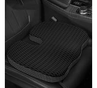 SNAHLPER Cojín Asiento Coche Conductor para Opel Corsa 2014-2023/Opel Corsa D 2006-2014, Elevador Ergonómico Adulto, Cojin Ortopedico Coxis y Lumbar, con Espuma Viscoelástica,Black
