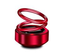 SNAHLPER Difusor Coche para Mini Hatch R50 R56 F55 F56 JCW/One/One D/Cooper/S 2001-2024, Ambientador Solar Giratorio, Adornos Fragancia, Difusor Aceite, Accesorios Decoración Interior,Red