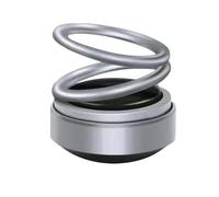 SNAHLPER Difusor Coche para Mini Hatch R50 R56 F55 F56 JCW/One/One D/Cooper/S 2001-2024, Ambientador Solar Giratorio, Adornos Fragancia, Difusor Aceite, Accesorios Decoración Interior,Grey