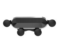 SNAHLPER Soporte Movil Coche para VW Caddy 5 (V) SB I 2020-2024, Soporte TeléFono MóVil Respiradero General, Gravedad AutomáTica Ajustable, Accesorios,Silver