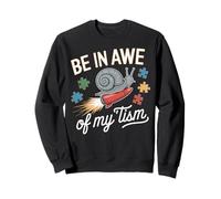 Snail Autism Awareness Be In Awe Of My Tism Kids Toddler Sudadera