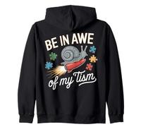 Snail Autism Awareness Be In Awe Of My Tism Kids Toddler Sudadera con Capucha