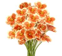 SNAIL GARDEN 20 tulipanes artificiales naranjas en flor