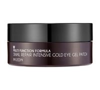 [Mizon] Parches para Ojos con Oro 24K y Extracto de Baba de Caracol (30 pares) Colágeno para ojeras. Máscaras de Hidrogel para Ojos, Antiarrugas, Hidratantes (Snail Repair Gold Eye Gel Patch)