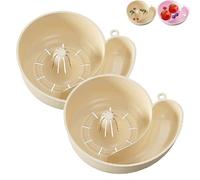 Snail Shape Drainer, Snail Shape Drainer Portable Vegetable Washer, Rotating Fruit & Vegetable Washing Bowl, Kitchen Gadget for Vegetables Wash, Draining Basket (white*2)
