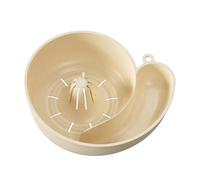 Snail Shape Drainer, Snail Shaped Fruit Washer, Portable Kitchen Cleaning Device with Strainer(9.25x3.15 In, Pink) (White)