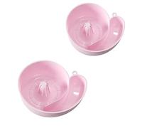 Snail Shape Drainer, Snail Shaped Fruit Washer, Portable Kitchen Cleaning Device with Strainer(9.25x3.15 In, Pink) (2 Pink)