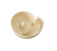 Snail Shaped Fruit Washer, 2025 New Drainer/Strainer, Snail Automatic Drain Basket, Rotating Fruit Vegetable Washing Bowl with Strainer, Fruits Cleaner Device for Cleaning Fruits (Creamy white)