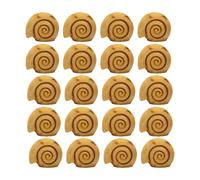Snail Shell Statue, 20PCS Resin Mini Snail Shells Figurines, Collectible Decorations for Desk, Flower Pot, Garden Pathway, Driveway, Indoor Farm, Patio, Backyard, Display