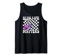 Snail Slug Retro Humorous Graphic Slug Life Matters Camiseta sin Mangas