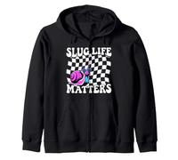 Snail Slug Retro Humorous Graphic Slug Life Matters Sudadera con Capucha