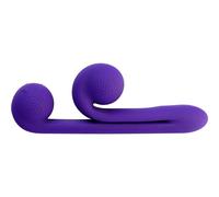 Snail Vibe Vibrador Curve Doble 12 cm Morado