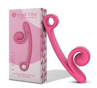 Snail Vibe Vibrador doble Curve 12 cm Rosa 1 ud