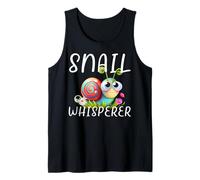 Snail Whisperer Lindo Divertido Slug Diseño Gráfico Camiseta sin Mangas