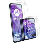 Snailcanfly 1 Set películas de hidrogel para Motorola Razr 60 Ultra 5G 6.7" Protectores de pantalla de TPU Transparente flexible suave A prueba de explosiones NO vidrio templado