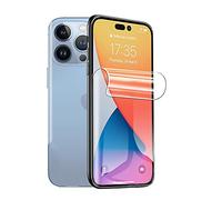 Snailcanfly 2 pcs películas de hidrogel para iPhone 14 Pro 6.1" Protectores de pantalla de TPU Transparente flexible suave A prueba de explosiones NO vidrio templado