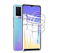 Snailcanfly 2 pcs películas de hidrogel para Vivo Y35 6.58" Protectores de pantalla de TPU Transparente flexible suave A prueba de explosiones NO vidrio templado