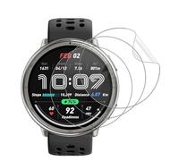 Snailcanfly 5pcs película de hidrogel para Amazfit Active 2 44mm | Reloj inteligente Protector de Pantalla, Gel TPU, sensible al tacto, HD Transparente, Ultra Delgado, Auto-curación