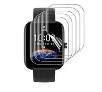 Snailcanfly Película de hidrogel 5pcs para Amazfit Bip 3 / Amazfit Bip 3 Pro 1.69" Smart Watch Protector de pantalla Transparente TPU Sensible al tacto, de alta definición