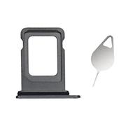 Snailcanfly Tarjeta SIM Doble Nano + Soporte para Ranura de Bandeja Reemplazo para iPhone 13 Pro A2638 A2483 6.1inch / 13 Pro MAX A2643 A2484 6.7inch con Alfiler Graphite