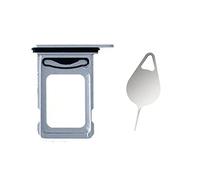 Snailcanfly Tarjeta SIM Doble Nano + Soporte para Ranura de Bandeja Reemplazo para iPhone 14 A2882 A2649 6.1" / iPhone 14 Plus A2886 A2632 6.7" con Alfiler Blue
