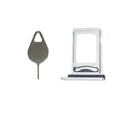 Snailcanfly Tarjeta SIM Doble Nano + Soporte para Ranura de Bandeja Reemplazo para iPhone 15 Pro 6.1" / iPhone 15 Pro MAX 6.7" con Alfiler Natural Titanium