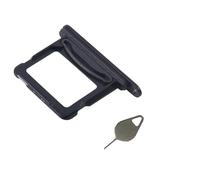 Snailcanfly Tarjeta SIM Doble Nano + Soporte para Ranura de Bandeja Reemplazo para iPhone 16 / iPhone 16 Plus con Alfiler Black