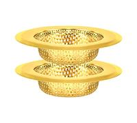 Snailhouse Colador para Fregadero de Cocina, Acero Inoxidable, Dorado, Juego de 2
