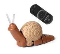 Snails Car Toy - 11,5 x 3 x 6,5 cm Animal Toys Electronic RC Snail Remote Control | Craftsmanship Kids Fake Snail RC Crawling Toy Electronic Animal Toys Realistic Halloween Birthday