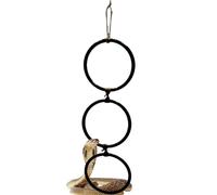Snake Accessories Tank, Snake Terrarium, 11,4 x 42 cm Hoop Chain Interactive Pet Playground Toy, Indoor Habitat, Reptile Swing Toys for Home Enclosures, Lizards and Anfibians
